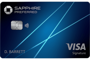 Saphire Preferred credit card example